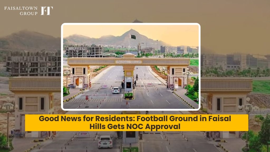 Football Ground in Faisal Hills Gets NOC Approval